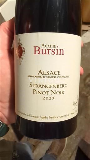 Elsass Agathe Bursin Strangenberg Pinot Noir 2023