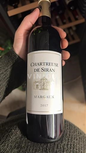 Bordeaux Margaux Chartreuse de Siran 2017