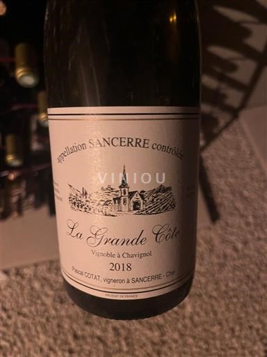 Loire Valley Sancerre Pascal Cotat La Grande Côte 2018