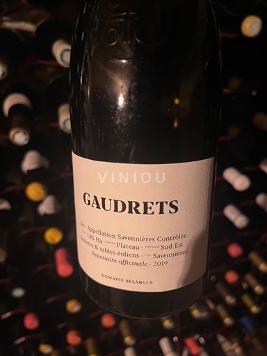 Loire Valley Savennières Domaine Belargus Gaudrets 2019