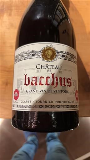 Rhône-dalen Ventoux Château de Bacchus Ikke årgangsbestemt