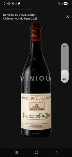 Rhônen laakso Châteauneuf-du-Pape Domaine Vieux Lazaret 2021