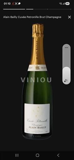 Champagne Alain Bailly Petronille Ikke årgangsbestemt