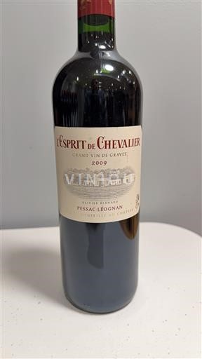Bordeaux Pessac-Léognan Domaine Chevalier L'Esprit de Chevalier 2009