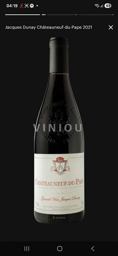 Rhône Valley Châteauneuf-du-Pape Jacques Dunay 2021