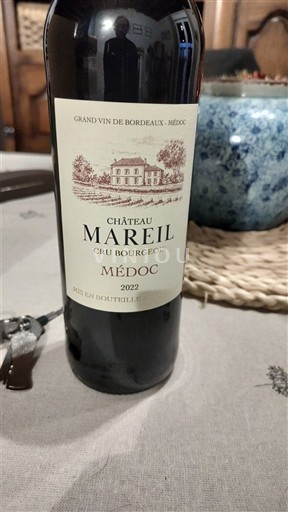 Bordéus Médoc Cru Bourgeois Château Mareil 2022