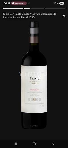 Mendoza Tapiz Selección de Barricas Estate Blend 2020