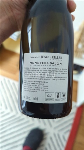 Loire-dalen Menetou-Salon Domaine Jean Teiller 2023