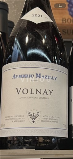 Bourgondië Volnay Aymeric Mazilly 2021