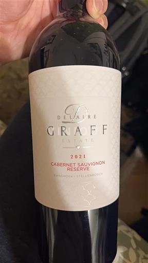 Região Costeira Stellenbosch Delaire Graff Estate Cabernet Sauvignon Reserve 2021