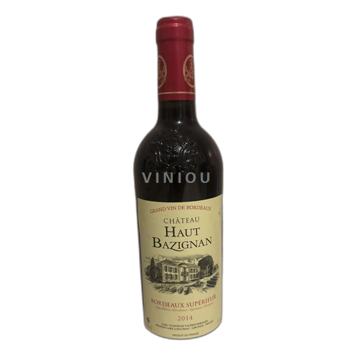 Bordeaux Bordeaux supérieur Château Haut Bazignan 2014
