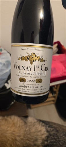 Vine Rouge sec Clos des Chênes Domaine Loubet-Dewailly 2022 Frankrig Bourgogne Ikke specificeret AOC Premier Cru