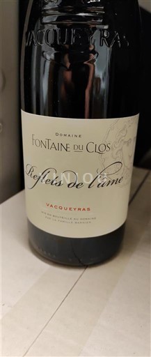 Rhône Valley Vacqueyras Domaine Fontaine du Clos Reflets de l'âme 2024