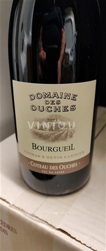 Viinit Rouge sec Coteau des Ouches Domaine S Ouches 2023 Ranska Loiren laakso Bourgueil AOC