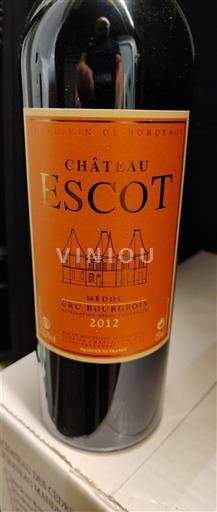 Bordeaux Médoc Cru Bourgeois Château Escot 2012