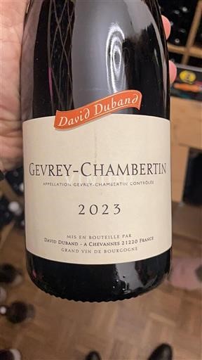 Burgundy Gevrey-Chambertin David Duband 2023
