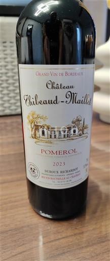 Burdeos Pomerol Château Thiebaud-Maillet 2023