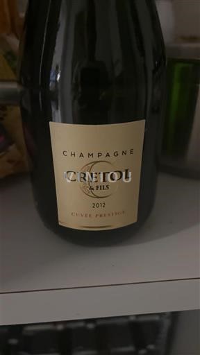 Champagne Cretol & Fils Prestige 2012