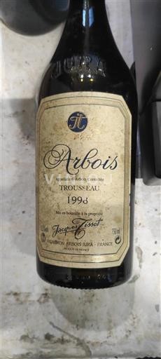 Wines Rouge sec Trousseau Jacques Tissot 1998 France Jura Arbois AOC