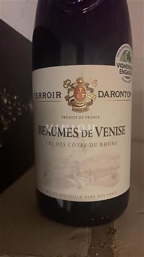 Thung lũng Rhône Beaumes de Venise Terroir Daronton 2022