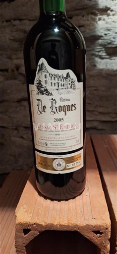 Bordéus Lussac-Saint-Émilion Château Roques 2005