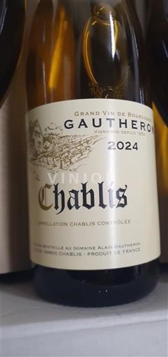 Bourgogne Chablis Domaine Alain Gautheron 2024