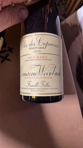 Elsass Domaine Weinbach Clos des Capucins 2018