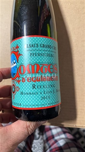Alsace Grand Cru Comtes d'Eguisheim Riesling Hommage à Léon J. Beyer Pfersigberg 2015