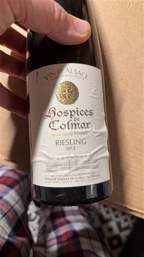 Alsazia Riesling Hospices de Colmar 2013