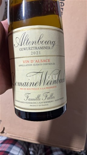 Elsass Domaine Weinbach Altenbourg Gewurztraminer 2021