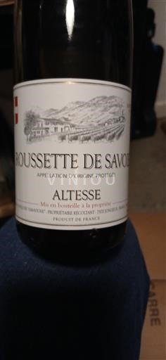 Saboia e Bugey Roussette de Savoie Domaine Vens-le-Haut 2021