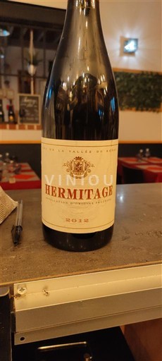 Rhône Valley Hermitage Cellier saint jean 2012