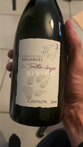 Loiredalen Chinon Domaine des Millarges Les Trotteloups 2018