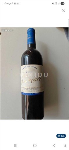 Bordeaux Saint-Émilion Grand Cru Classé La Gaffelière 2000