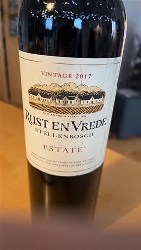 Região Costeira Stellenbosch Rust en Vrede Estate 2017