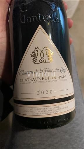 Rhônen laakso Châteauneuf-du-Pape Château La Font du Loup 2020