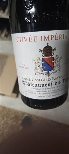 Rhônen laakso Châteauneuf-du-Pape Domaine Usseglio Raymond Impériale 2022