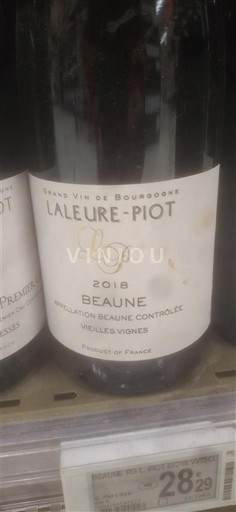 Burgundsko Beaune Lalheure-Piot Vieilles Vignes 2018