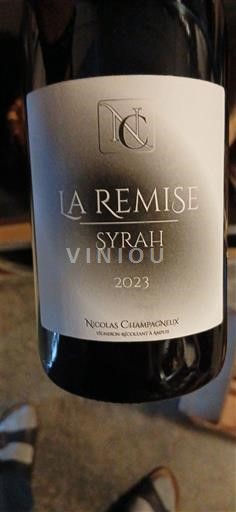 Alpy a Rhonské oblasti Rhodanské pahorkatiny Nicolas Champameux La Remise Syrah 2023