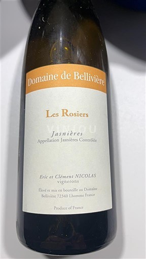 Loiretal Jasnières Domaine Bellivière Les Rosiers 2020