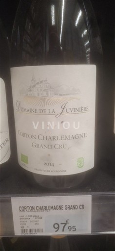Burgundi Corton-Charlemagne Grand Cru Domaine La Juvinière 2014