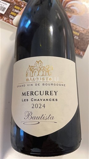 Burgundsko Mercurey Bautista Les Chavances 2024