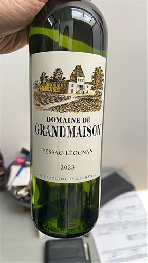 Bordeaux Pessac-Léognan Domaine Grandmaison 2023
