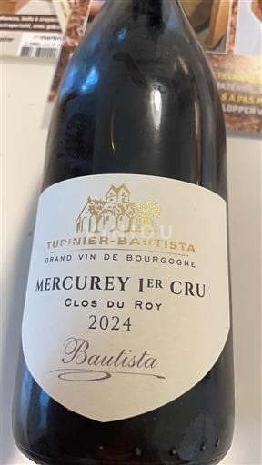 Bourgogne Mercurey Premier Cru Tupinier-Bautista Clos du Roy Bautista 2024