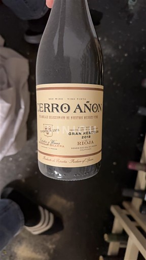 La Rioja Rioja Cerro Añon Gran Reserva 2018