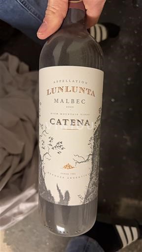 Mendoza Nicht spezifiziert Catena Lunlunta Malbec 2021