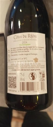 Valle del Rodano Côtes-du-Rhône Union des vignerons des côtes du Rhône 2024