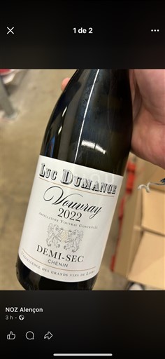 Vallée de la Loire Vouvray Luc Dumange 2022
