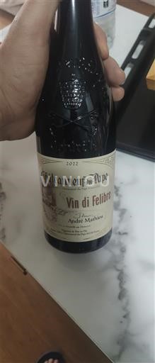 Rhône-dalen Châteauneuf-du-Pape André Mathieu Vin di Felibre 2022
