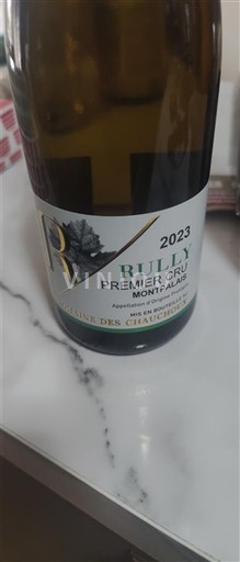 Burgundsko Rully Premier Cru Domaine S Charmettes Montpalais 2023